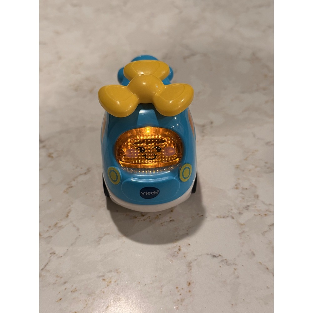 VTech Go Go Smart Wheels Helicopter Blue Light Up Musical Toy Vehicle